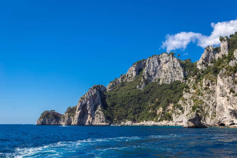 From Pompeii/Castellammare/Vico Equense: Capri Day Cruise - Anacapri on land: chairlift time for Mount Solaro views