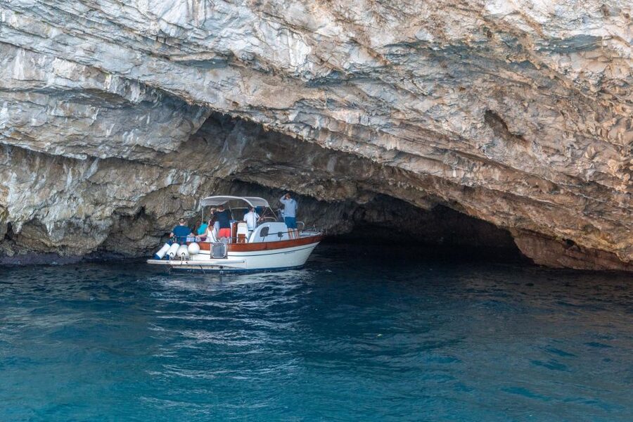 From Sorrento: Capri Island Day Trip with Boat Cruise - From Marina Grande to Capri, the ride is the point