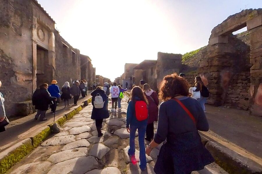 From Sorrento: Pompeii and Vesuvius Guided Tour with Lunch - Pompeii Archaeological Park: why the guided route pays off