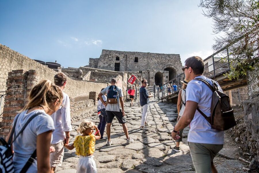 From Sorrento: Pompeii Half-Day Skip-the-Line Tour - Roman villas, frescoes, mosaics, and the wooden furniture detail