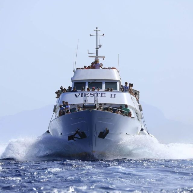 From Trapani: Day Cruise to Favignana & Levanzo with Lunch - The coast cruise: Cala Rossa and Cala Azzurra from the water