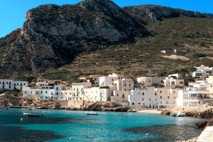 From Trapani: Favignana and Levanzo Egadi Island Day Cruise - Cala Fredda and Grotta dei Separati: clear water meets mystery