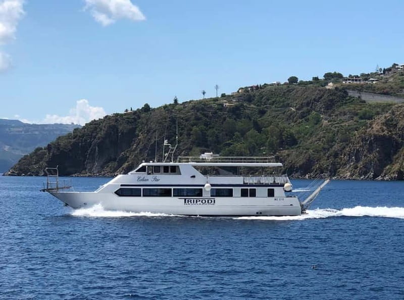 From Tropea: Vulcano, Lipari, Sciara Guided Day Tour - From Tropea Port: how the day really runs