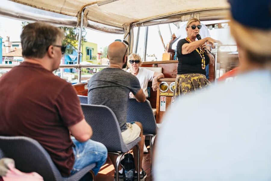 From Venice: Murano & Burano Guided Tour by Private Boat - Murano free time: walking the island streets with context