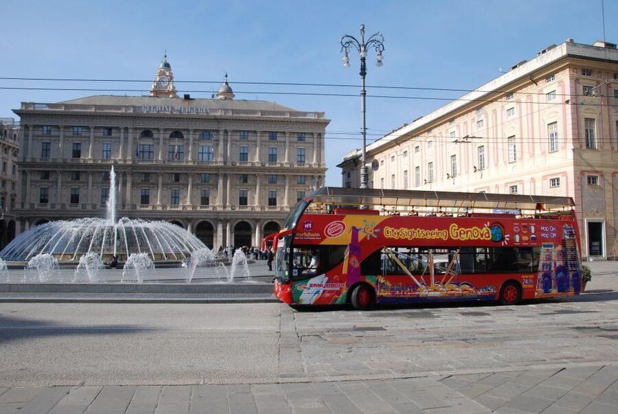 Genoa: Hop-on Hop-off Tour Ticket - Blue Line Coastline Route: Boccadasse, Seafront Air, and Cruise-Port Access