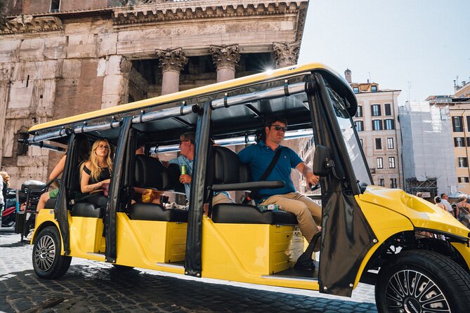 Golf Cart Small-Group Guided Tour: Rome City Highlights - Drive through the historic center: Colonna and the story of triumph
