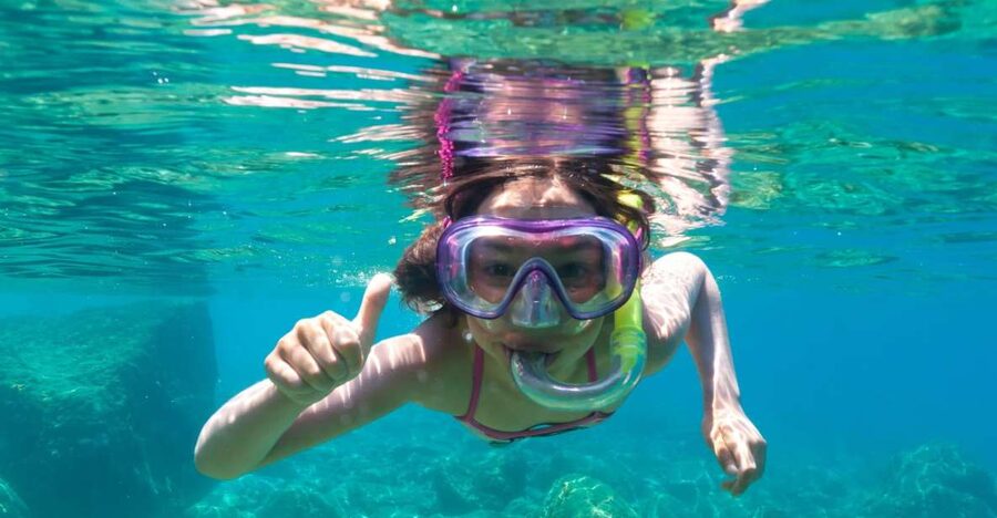 Golfo Aranci: Dolphin Watching and Snorkeling Boat Tour - Snorkel Stop 1: Cala Greca and That First Breath-Hold Moment