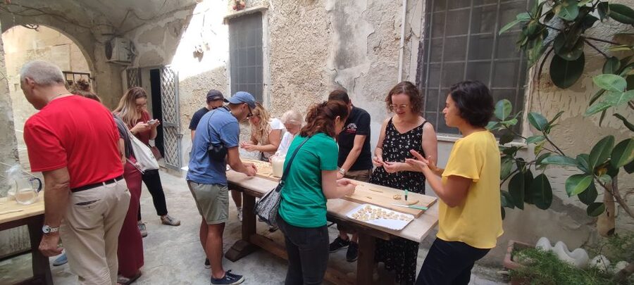 Lecce: Pasta Making Class in 1400s-Era Courtyard with Wine - What you actually learn: mixing dough and shaping Apulian favorites