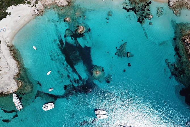Luxury catamaran from Porto Rafael-Palau to the Maddalena Archipelago - Snorkeling gear is included, but your expectations should match the day