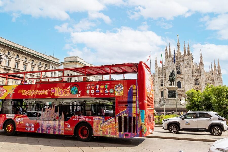 Milan: City Sightseeing Hop-On Hop-Off Bus with Audio Guide - Where to start: Foro Bonaparte for A, C, D, and Piazza Duomo for B