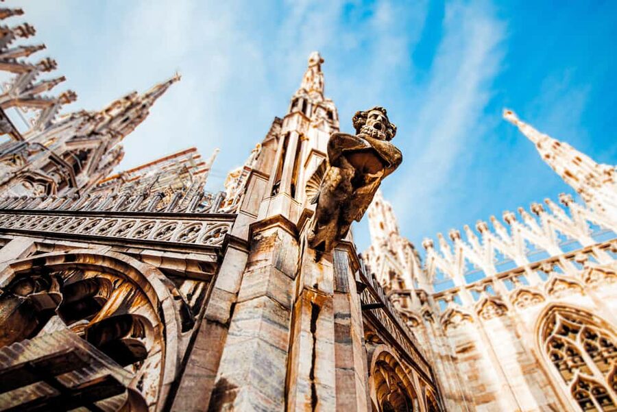 Milan Duomo Cathedral and Rooftop Terrace Guided Tour - Rooftop Terrace by Elevator: Views, Spires, and the Stair Reality