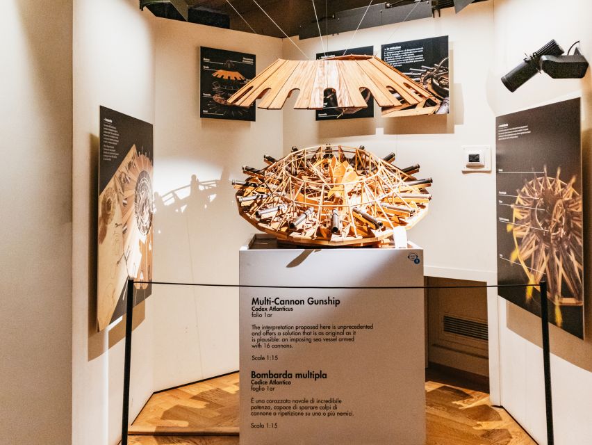 Milan: Leonardo3 The World of Leonardo Museum Entry Ticket - Bookshop 10% discount: a small bonus that adds up