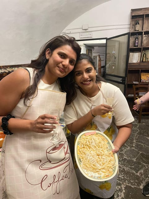 Milan: Pasta and Tiramisu Cooking Class with Wine - Apron on, workstation ready, then pasta dough basics
