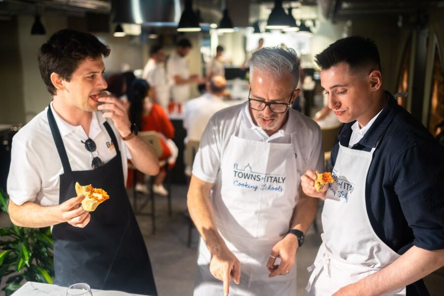 Milan: Pizza or Pasta and Gelato-Making Class with Wine - Gelato Churn, Chocolate Melting, and the Cone Moment