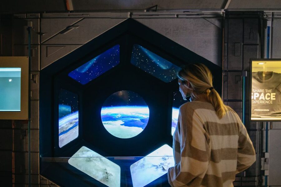 Milan: Science and Technology Leonardo da Vinci Museum Entry - Space Area Highlights: The Only Moon Fragment Visible in Italy