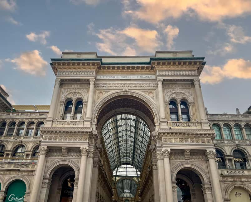 Milan: Skip-the-Line Guided Walk and "The Last Supper" - The Galleria Vittorio Emanuele II stop: see why it became a Milan symbol