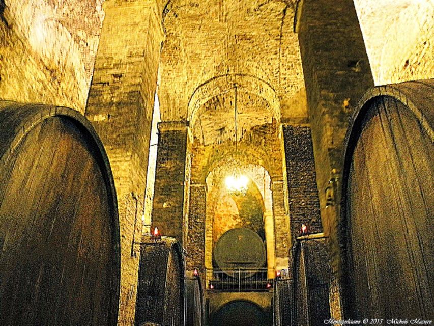 Montepulciano: Wine Tasting and Cellar Tour - Inside a Montepulciano Cellar, Where the Wood Matters