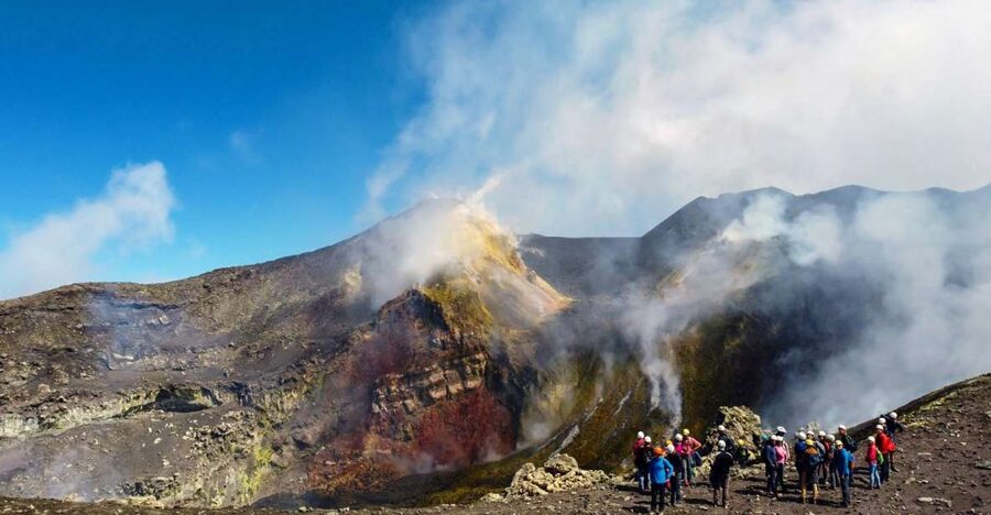 Mount Etna: Summit Crater Trek with Cable Car - From cable car line to crater edge on Mount Etna