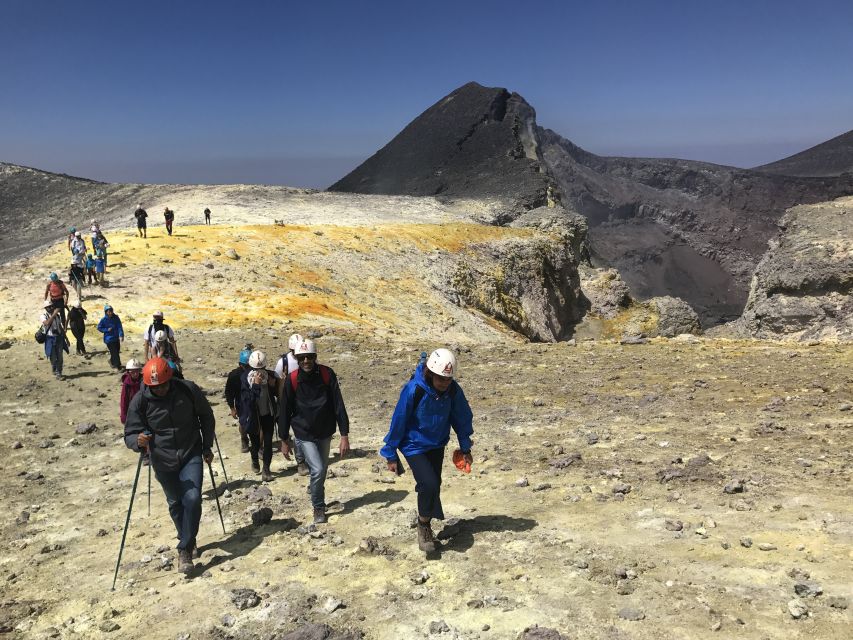 Mount Etna: Summit Crater Trek with Cable Car - Descent with volcanic sand and Valle del Bove caldera