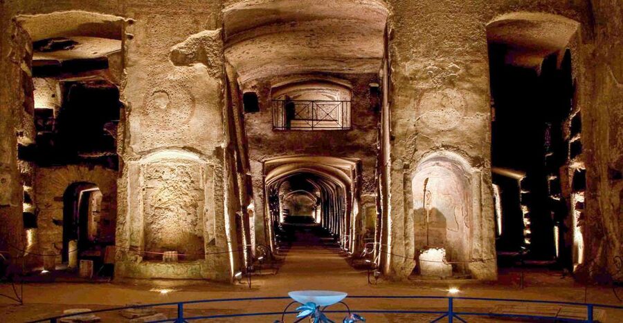 Naples: Catacombs of San Gennaro Entry Ticket & Guided Tour - Crypt of the Bishops: Mosaics, Names, and Visual Power