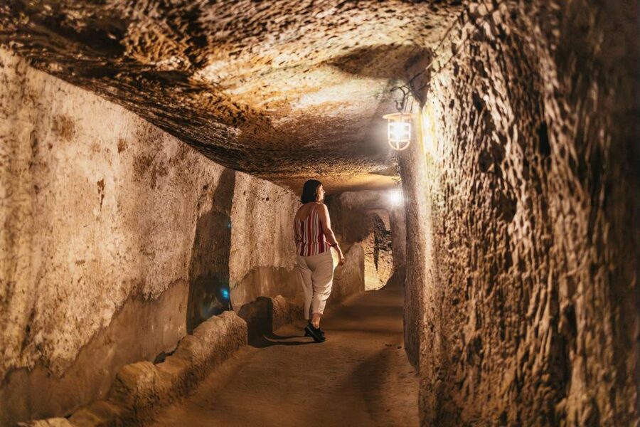 Naples: The Bourbon Tunnel Guided Tour with Entrance Ticket - The Staircase Reality, 90 Steps In, 115 Steps With Via delle Memorie
