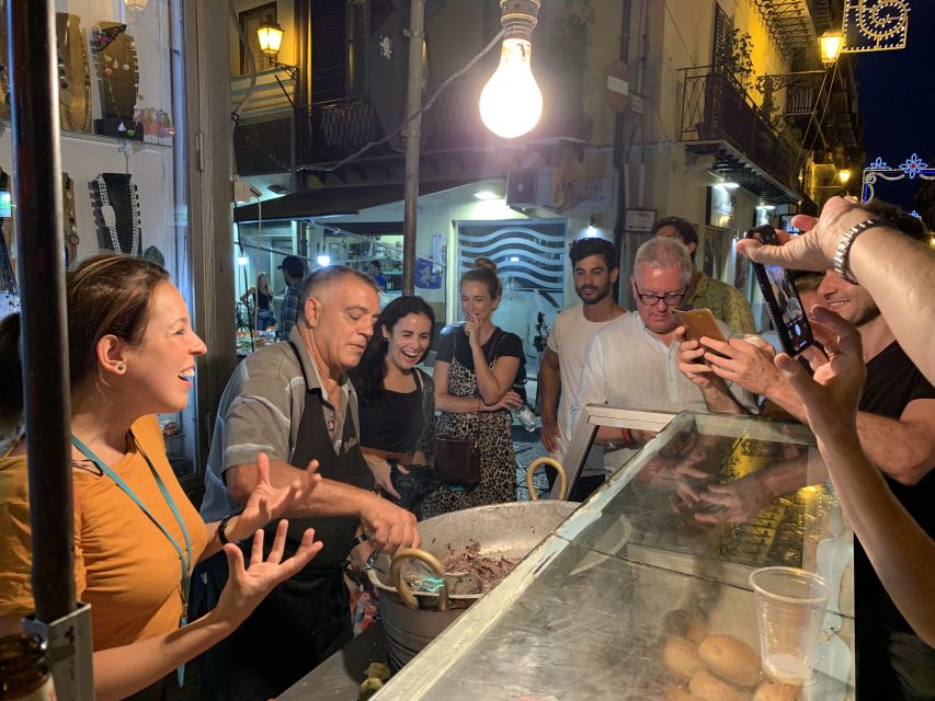Palermo: Small Group Night Street Food Tour - Handling the tough bites, like spleen sandwich, without ruining the night