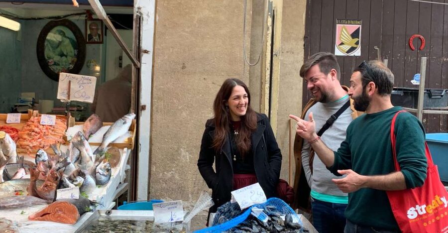 Palermo: Street Food and Local Market Tasting Tour - The street food lineup that functions like a full meal
