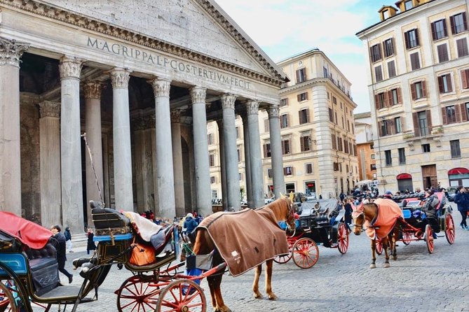 Pantheon Elite Guided Tour - Rome's Iconic Ancient Temple - Stop 2 outside the Pantheon: columns, the dome, and the oculus legend