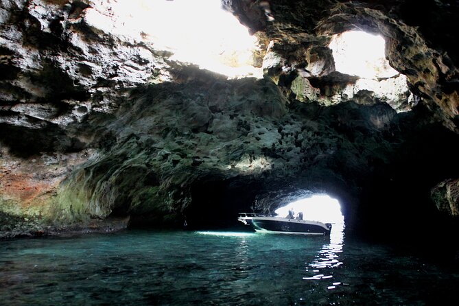 Polignano a Mare boat tour emotions, caves, diving and appetizers - Dorino Boating: The Coastline Story Layer