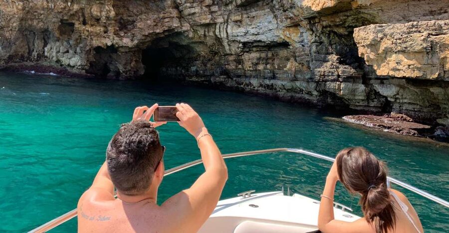 Polignano a Mare: Cave Boat Tour with Aperitif - Polignano a Mare from the water, not from a viewpoint