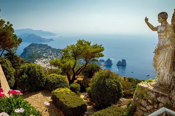 Pompeii and Capri Island Day Trip from Naples - Capri by funicular and views: Gardens of Augustus plus real free time