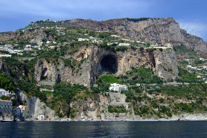 Private Amalfi Coast Boat Trip from Positano, Praiano or Amalfi - Minori and Marmorata: Roman ruins, a green zone, and a swim-friendly waterfall lagoon