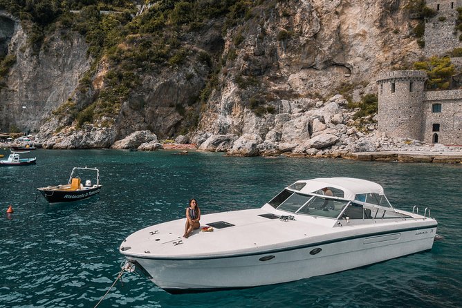 Private Amalfi Coast Boat Trip from Positano, Praiano or Amalfi - Sophia Loren and Jackie Kennedy coastline stops you can only see from sea