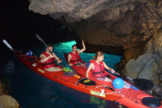 Private Tour explore Vulcano Island by Kayak & Coasteering - Caves, arches, and the volcanic playground feeling