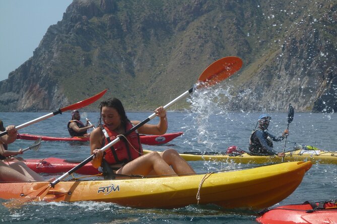 Private Tour explore Vulcano Island by Kayak & Coasteering - Swimming and snorkeling: when you get to turn it into a full water day