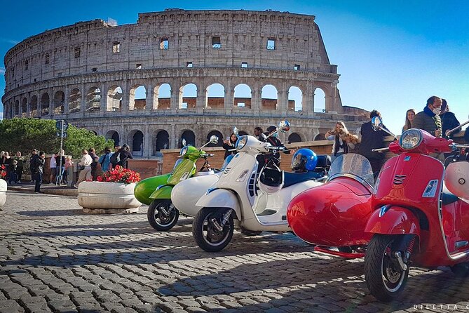 Rome Afternoon Sightseeing Vespa Sidecar Tour with Gourmet Gelato - Sidecar safety and comfort in Rome traffic