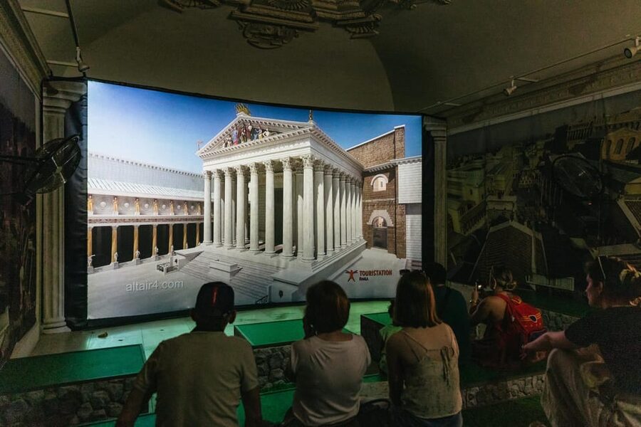 Rome: Altar of the Fatherland Elevator and Museum Tickets - Ancient Rome multimedia video and the audio guide app: make the view educational