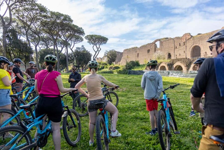 Rome:Appian Way E-bike Tour with Catacombs, Aqueducts & Food - Riding the ancient road past Maxentius and Cecilia Metella