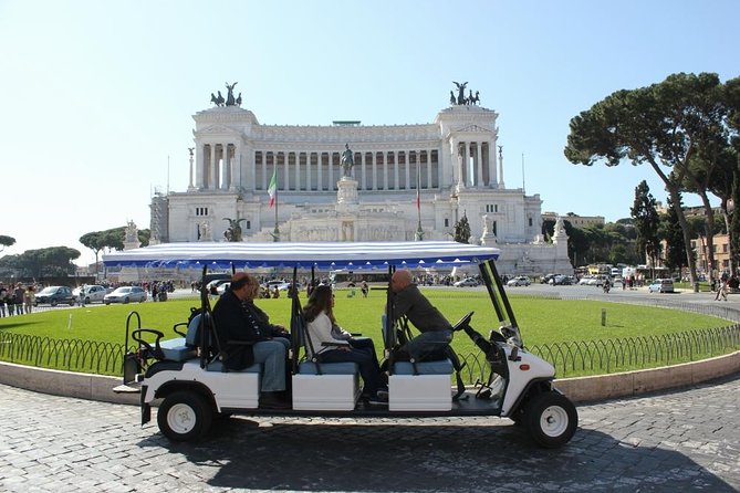 Rome by Golf Cart Private Tour: Beyond the Landmarks - Colosseum plus Roman showgrounds, without the ticket lines