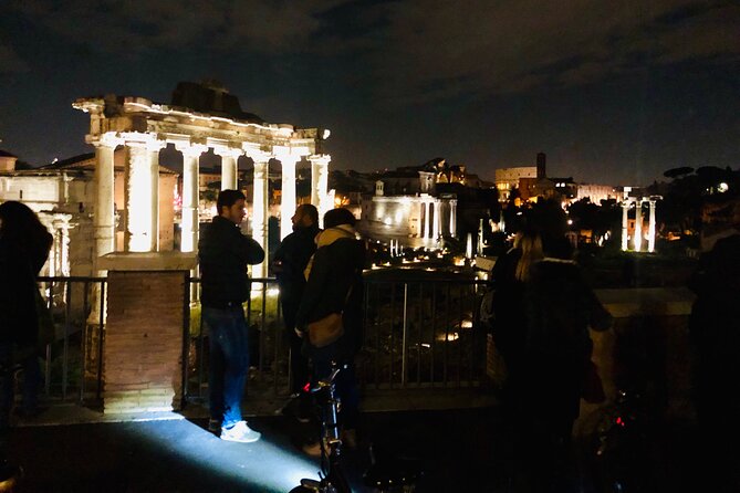 Rome by Night - Ebike Small Group Tour - Food and Wine (Option) - Capitoline Hill and the Roman Forum viewpoint moments
