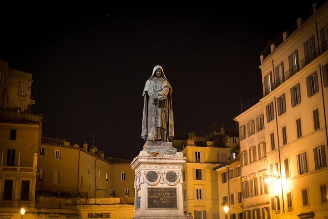 Rome by Night Walking Tour - Legends & Criminal Stories - Corso Vittorio and Campo de’ Fiori: monuments you thought you knew, reframed