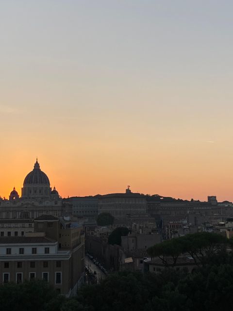 Rome: Castel Sant'Angelo Skip-the-Line Entry Ticket - Rooftop terrace views: St. Peter’s dome, the Colosseum, and Tiber river scenes