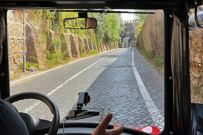Rome Catacomb & Appian Way Small-Group Tour by Golf Cart - Via Appia Antica: the Appian Way photo stop that matters