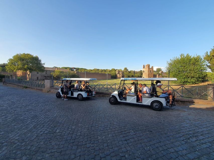 Rome: Catacombs and Appian Way Golf Cart Small-Group Tour - Key highlights you should care about