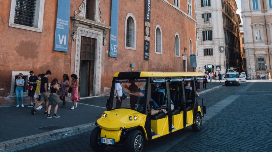 Rome: City Highlights Golf Cart Tour with Local Guide - Piazza Colonna: quick culture hit, easy orientation