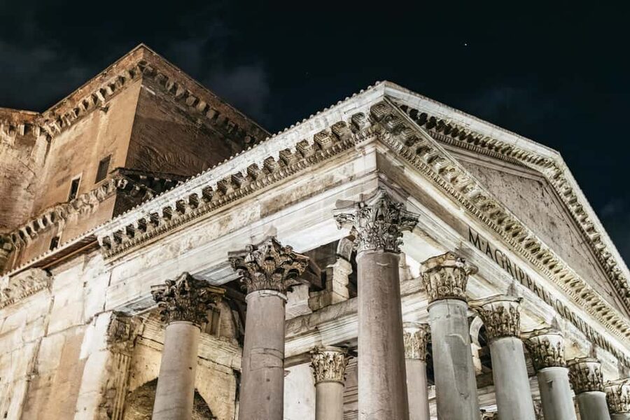 Rome: City Highlights Moonlight Walking Tour - Church of Sant’Ignazio di Loyola and Galleria Sciarra