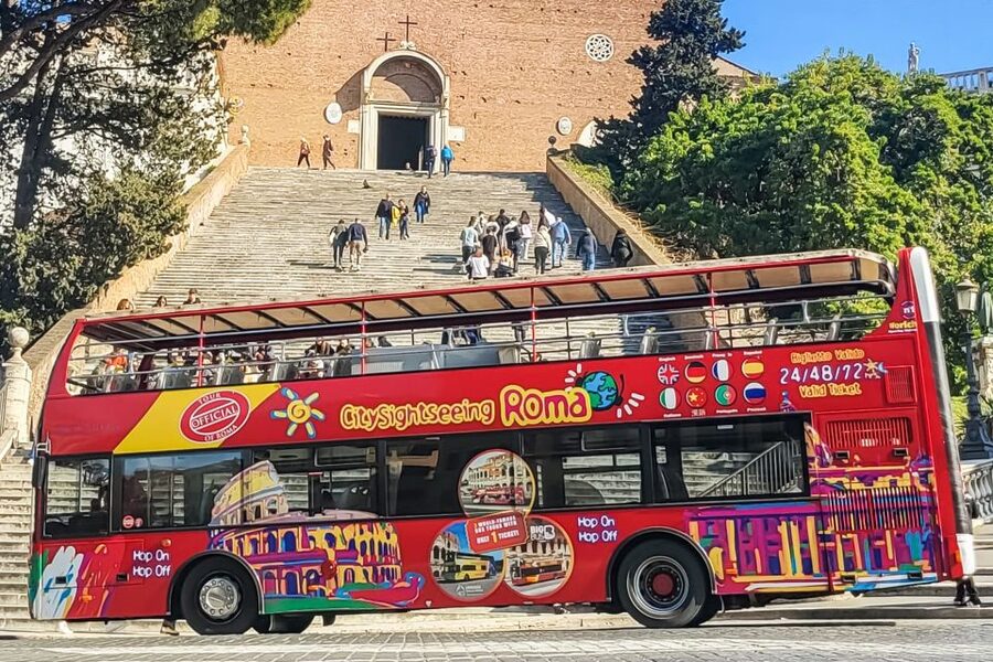 Rome: City Sightseeing Hop-on Hop-off Bus with Audioguide - Vatican City and Castel Sant’Angelo stop: plan this as your calm zone