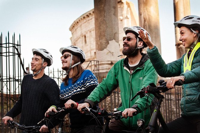 Rome City Small Group Bike Tour with quality Cannondale EBike - Trevi Fountain, Spanish Steps, and Piazza di Popolo in a single sweep