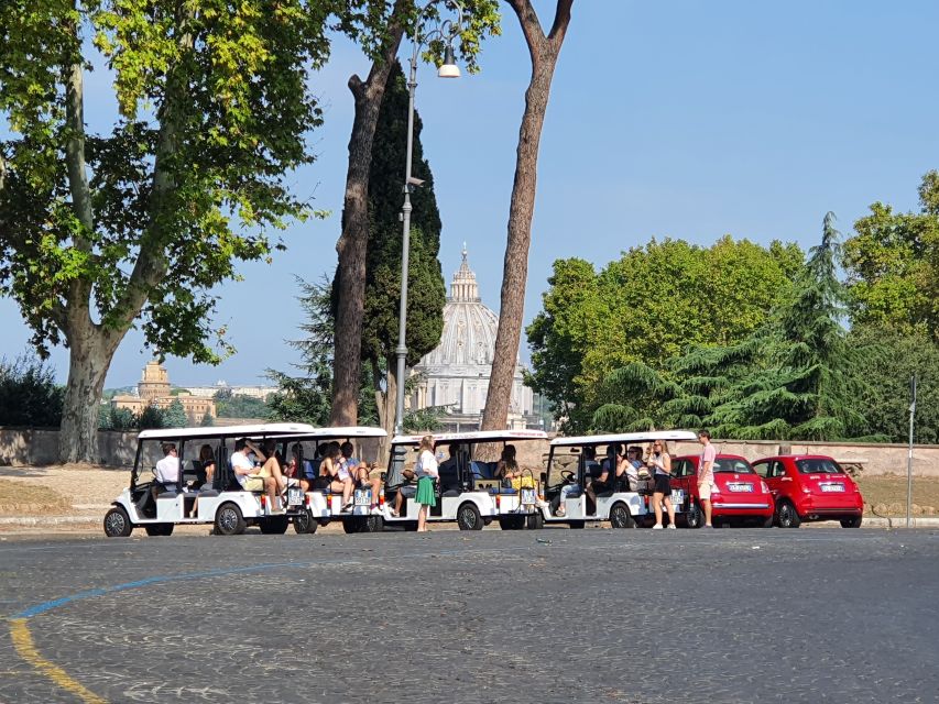 Rome: City Tour by Golf Cart with Gelato - Gianicolo Hill Views, Plus the 12 PM Cannon Moment