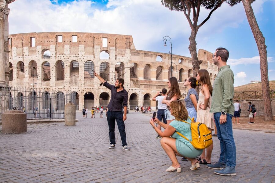 Rome: Colosseum Arena Access and Ancient Rome Guided Tour - Palatine Hill and Imperial Palaces: Steps Up, Big Views, then Mostly Down